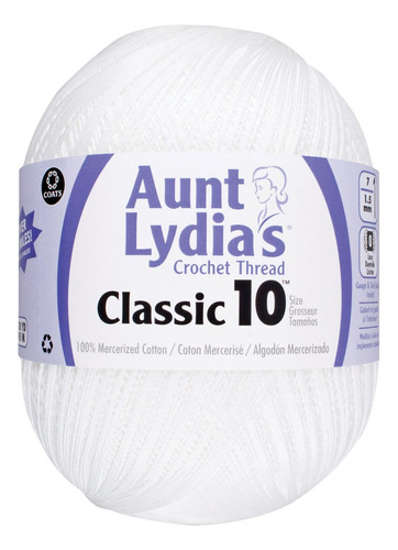 Algodón Crochet Jumbo, Blanco