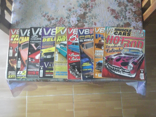 Muscle Cars V8 Lote De 9 Revistas