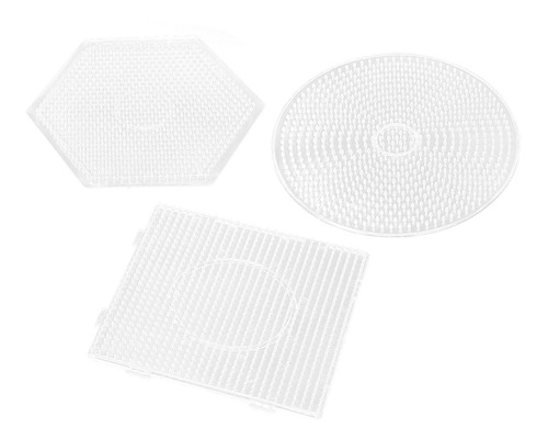 Placas Perforadas Beads, 3 Unidades, Tablas De Plástico, Pla