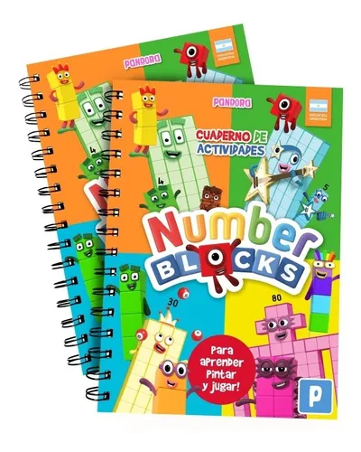 comprar Cuaderno De Actividades Numberblocks Aprender Colorear Jugar
