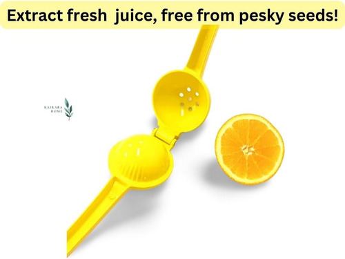 Exprimidor Manual De Limón Y Cítricos Con Mango Ergonómico A