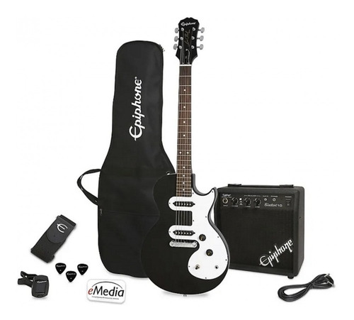 Pack Guitarra Eléctrica EpiPhone Les Paul Ebony