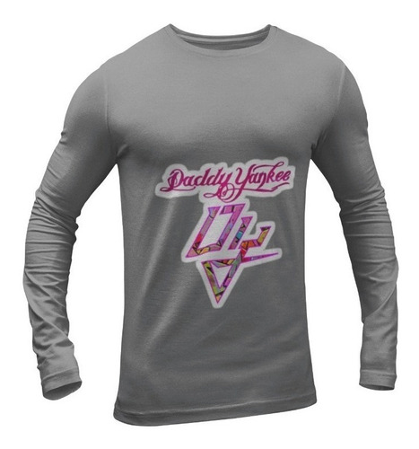 Polera Manga Larga Daddy Yankee Legenddady Reggaeton Pink