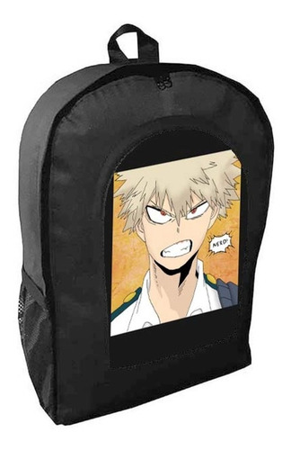 Mochila Negra My Hero Academia Adulto / Escolar A29