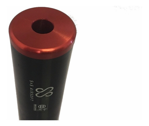 Imagem 3 de 7 de Supressor Silenciador Fake Para Airsoft - 115mm Full Metal