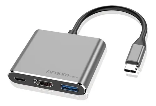 Hub Argomtech One Axess 3 en 1 Puerto de Salida Tipo C a HDMI PD/USB 3.0 ARG-UB-0181 - Código: ARG-UB-0181 | Compra en Guadalajara