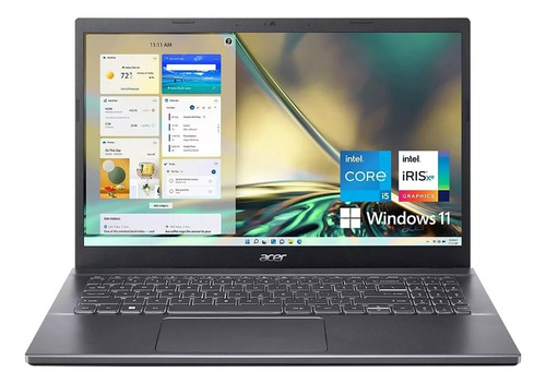 Notebook Acer A515 Tactil 15,6 , Ci5 - 1235u, 12gb.512gbssd Color Gris Acero