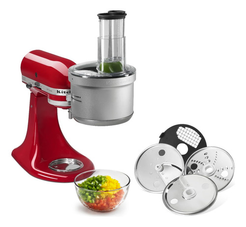 Kit De Corte En Cubitos Kitchenaid Ksm2fpa Para Procesador D