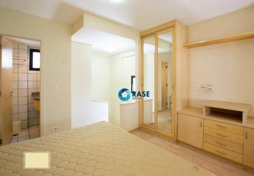 Flat Com 1 Dormitório Para Alugar, 55 M² Por R$ 3.000,00 - Moema - São Paulo/sp - Fl0120