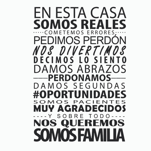 Vinilos Decorativos Frases Pared Calco Sticker Plotter