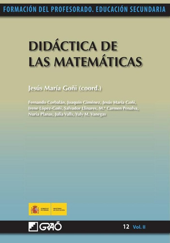 Didáctica De Las Matemáticas - Irene López-goñi