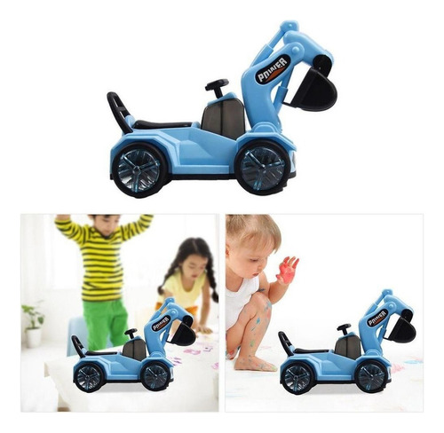 Excavadora Eléctrica For Niños, Coches De Ingeniería,