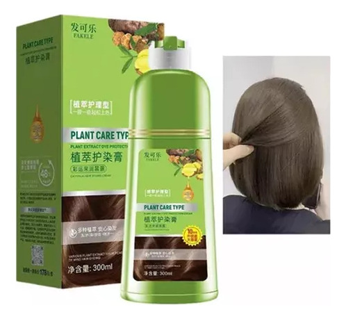 Champús Naturales Instantáneos Para Teñir El Cabello Castaño