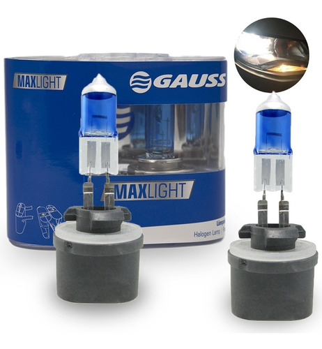 Kit Lâmpadas Automotivas Gauss H27b / H27-1 Super Branca 27w