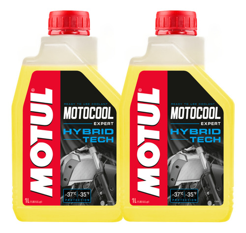 2 Litros Liquido Arrefecimento Moto Motul Motocool Expert