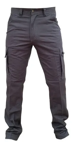 Pantalon Cargo Elastizado Explora Trabajo Hombre Semi Slim