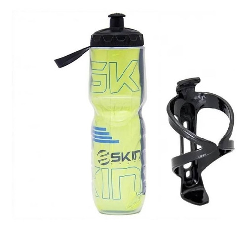 Garrafa Caramanhola Térmica Bike Skin 710ml Com Suporte Pr