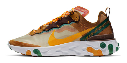 Zapatillas Nike React Element 87 Orange Peel Cj6897-113