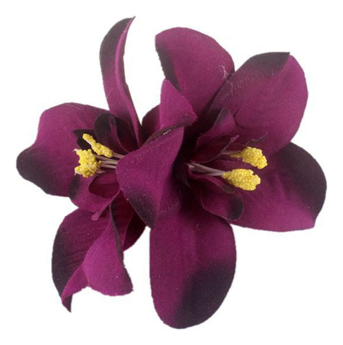(pl) Pinza De Pelo Con Flor De Orquídea Para Mujer, Elegante