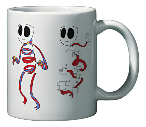Taza Ceramica 11 Oz Digital Circus Gangle Importada Premium