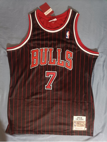 Jersey Toni Kukoc Chicago Triple Bordado #7