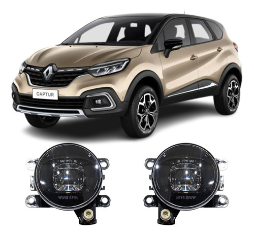 Juego Par Faro Niebla Renault Captur 2022 2023 2024 C/foco