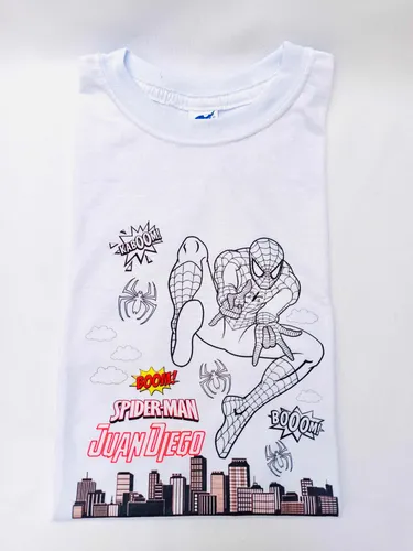 Sorpresa Infantil 10 Kit Camiseta Para Pintar