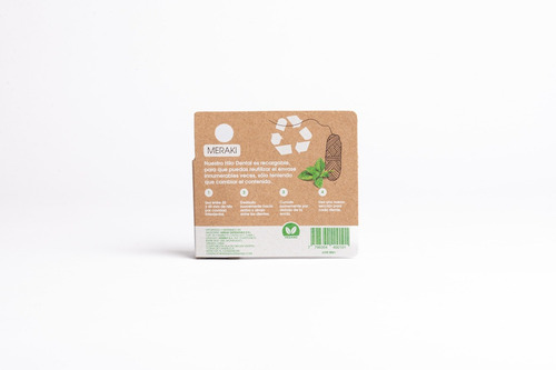 Imagen 2 de 4 de Hilo Dental Biodegradable Meraki Refill Eco Friendly Vegano