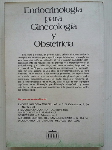 Endocrinología Para Ginecología Y Obstetricia. Pasqualini. (Usado)
