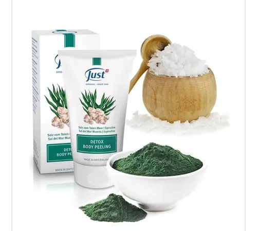 Gel De Tox Exfoliante Corporal Just Mar Muerto Y Espirulina