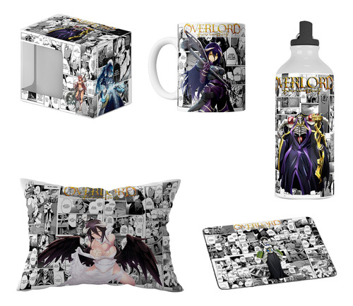 Albedo Ainz Yuri Alpha Overlord  Paquete De Regalo Anime 2