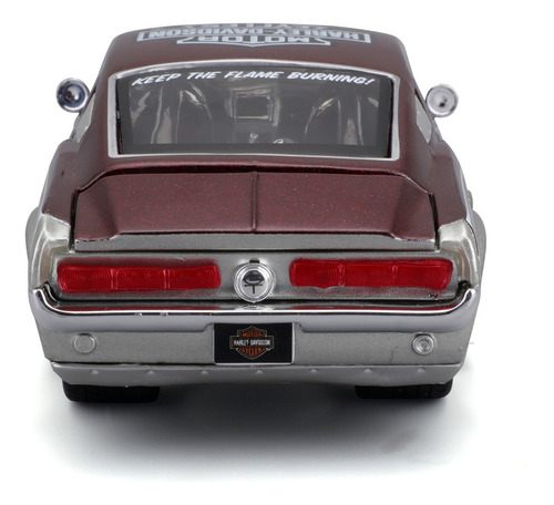 Ford Mustang Gt 1967 - Harley-davidson Hd Custom 1/24 Maisto Plata