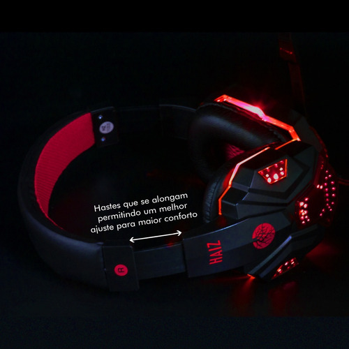 Imagem 9 de 10 de Kit Gamer Haiz Teclado Semi Mecanico Headset E Mouse C/ Led