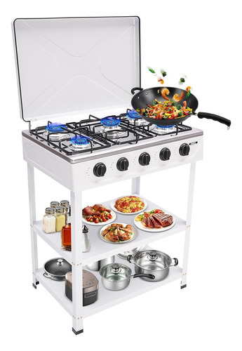 Cocina Gas 5 Quemadores Cocinar