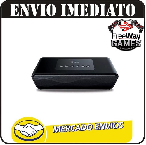 Caixa De Som Isound Hifi Waves Preto + Nfe