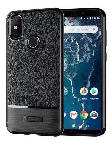 Forro De Cuero + Silicon De Lujo  Xiaomi Pocophone F1