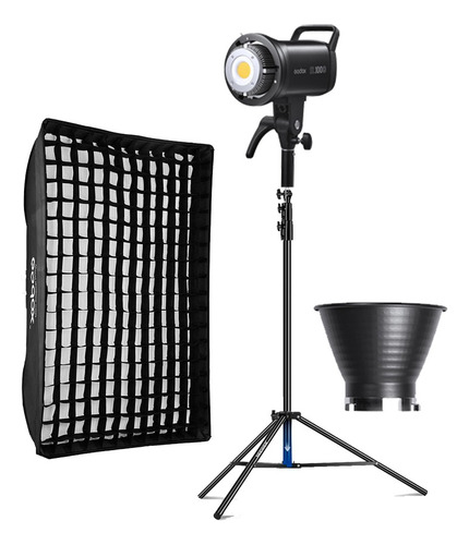 Combo Luz Continua Godox Sl100d + Parante + Softbox Fw80120