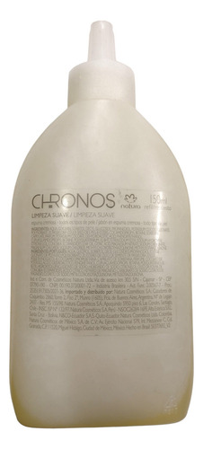 Jabon En Espuma Rostro Limpieza Suave Repuesto 150ml Chronos