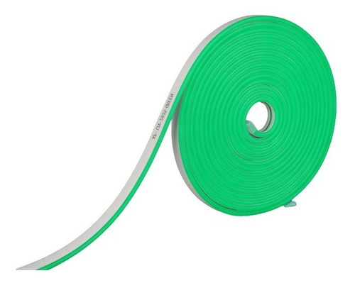 Fita Led Flex Neon Verde C/fonte Força Taschibra Bivolt 5mt
