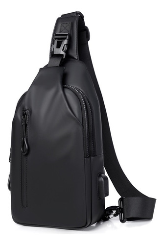 Bolso De Pecho Sencillo For Hombre, De Un Solo Hombro.