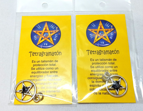 Dije Tetragramaton Turmalina Dijes Colgante Piedras Prec