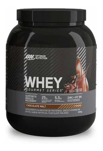 Whey Gourmet Series, Chocolate 420g - On Optimum Nutrition