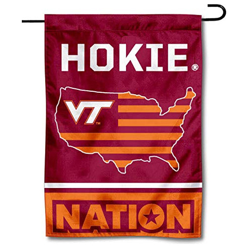 Bandera De Jardín De Virginia Tech Hokies Estrellas Y ...