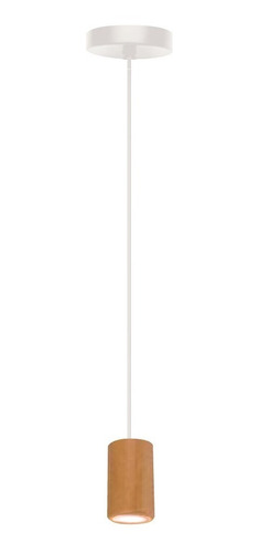 Imagen 1 de 5 de Colgante Infinit Gu10 Led Incluida Madera Lenga Buena Luz