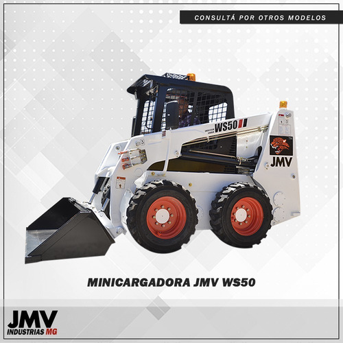 Imagen 1 de 15 de Minicargadora Jmv Ws50 - Tipo Bobcat - Nueva El Mejor Precio