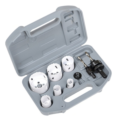 Sacabocados Broca Para Bi Metal Set De 9 Piezas Att