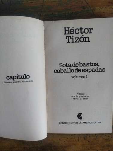 Sota De Bastos, Caballo De Espadas 1, Héctor Tizón, Ceal (Usado)