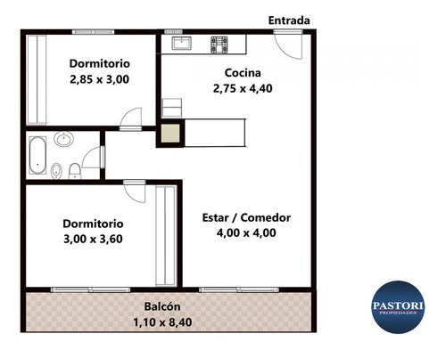 Alquiler De Departamento 3 Ambientes Con Cochera En Olivos