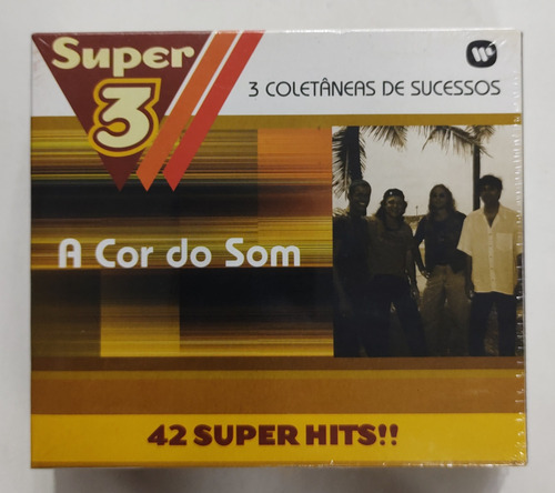Box 3cds - A Cor Do Som - ( 42 Super Hits ! ) - Super 3