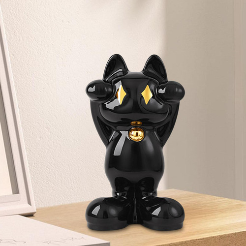 Estatua De Gato De La Fortuna, Decoración De Mesa, Artesanía